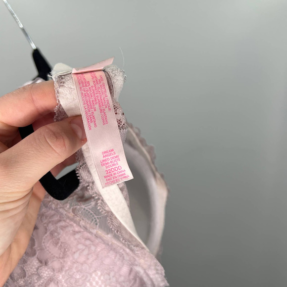 Victoria's Secret Lined Demi Bra Lavender Lace 32DDD - Picture 3 of 4